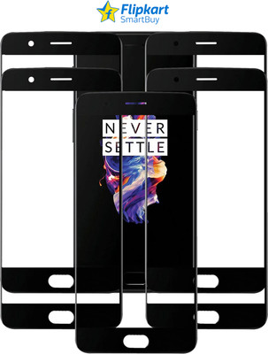 Flipkart SmartBuy Edge To Edge Tempered Glass for OnePlus 5(Pack of 5)