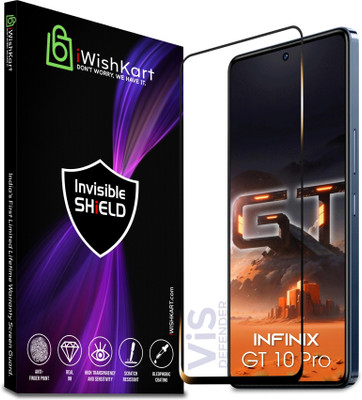 iWishKart Edge To Edge Tempered Glass for Infinix GT 10 Pro, Infinix GT 10 Pro 5G, GT10Pro, GT10 Pro, Military grade Edge to Edge gorilla glass(Pack of 1)