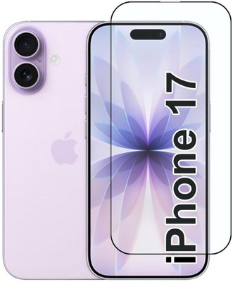 BRENZZ Edge To Edge Tempered Glass for Apple iPhone 17, iPhone 17(Pack of 1)