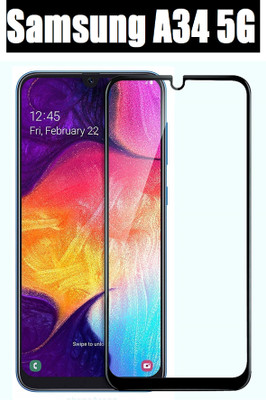 O2MG Edge To Edge Tempered Glass for SAMSUNG Galaxy A34 5G, SAMSUNG Galaxy A34, SAMSUNG A34 5G(Pack of 1)