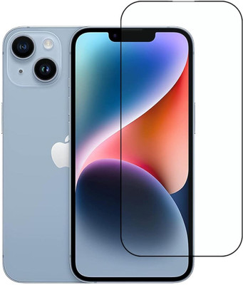 Aeidess Edge To Edge Tempered Glass for iphone 14(Pack of 1)