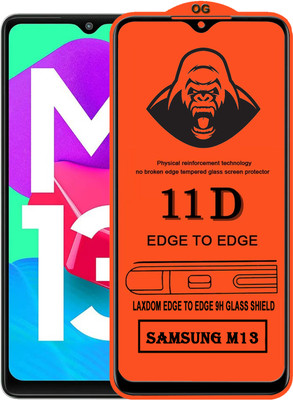 Laxdom Edge To Edge Tempered Glass for SAMSUNG GALAXY M13(Pack of 1)