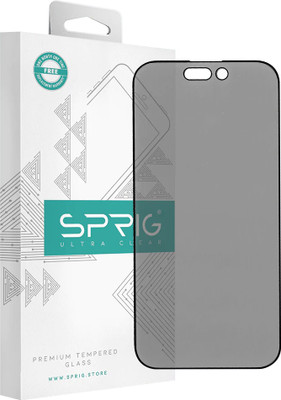 Sprig Edge To Edge Tempered Glass for Sprig Edge To Edge Tempered Glass for Apple iPhone 14 Pro, iPhone 14 Pro, 14 Pro (Pack of 1)(Pack of 1)