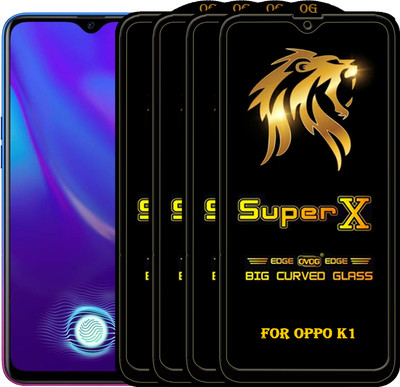 PFOAM Edge To Edge Tempered Glass for OPPO K1(Pack of 4)