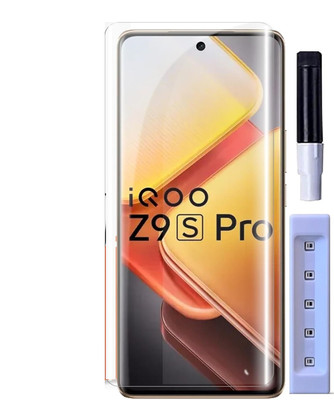 O2MG Edge To Edge Tempered Glass for IQOO Z9S PRO 5G, IQOO Z9S PRO(Pack of 1)
