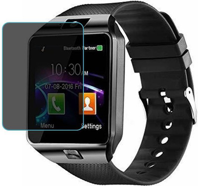 zxb Edge To Edge Tempered Glass for DZ09 Bluetooth Smartwatch(Pack of 1)