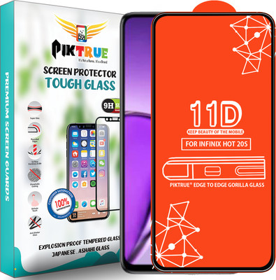PikTrue Edge To Edge Tempered Glass for Infinix Hot 20S(Pack of 1)