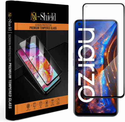 MS-Shield Edge To Edge Tempered Glass for Realme Narzo 30 Pro(Pack of 1)