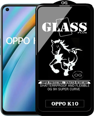 PFOAM Edge To Edge Tempered Glass for OPPO K10(Pack of 1)
