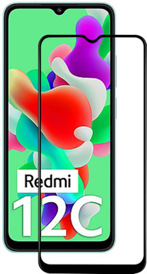 VAlight Edge To Edge Tempered Glass for Redmi 12C(Pack of 1)