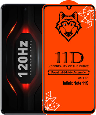 DeepzHub Edge To Edge Tempered Glass for Infinix Note 11s(Pack of 1)