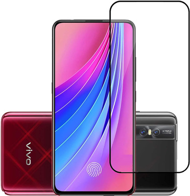 Evett Edge To Edge Tempered Glass for Vivo V15 Pro (HD Clarity)(Pack of 2)