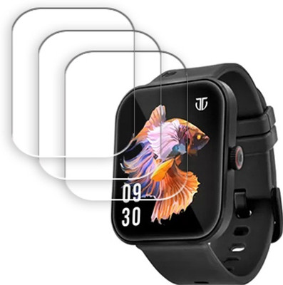 SOMTONE Edge To Edge Tempered Glass for Titan Talk S 1.78 inch SMARTWATCH SCREEN GUARD(Pack of 3)