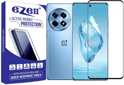 eZell Edge To Edge Tempered Glass for OnePlus 12R(Pack of 1)