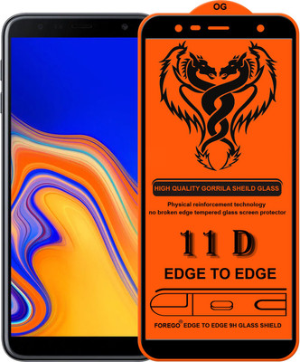 Forgive Edge To Edge Tempered Glass for Samsung Galaxy J6 Plus(Pack of 1)