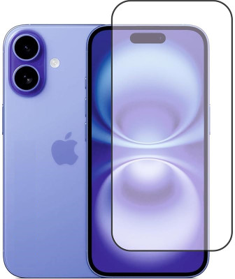 Flipkart SmartBuy Edge To Edge Tempered Glass for Apple iPhone 16 Plus, iPhone 16 Plus(Pack of 1)