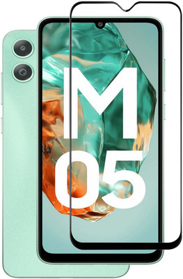 VDAT Edge To Edge Tempered Glass for Samsung Galaxy M05(Pack of 1)