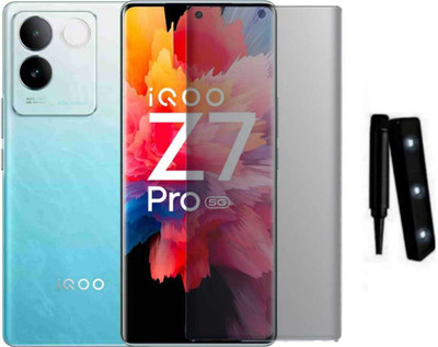 ALFA URBAN Edge To Edge Tempered Glass for iQOO Z7 Pro / Vivo T2 Pro UV Matte Curved Glass | Advanced Gaming Performance Screen Protector - Easy Installation(Pack of 1)