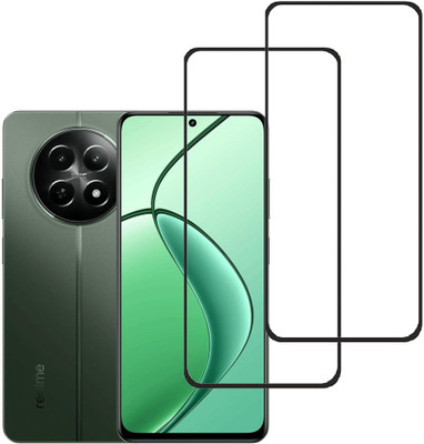 SPRITZEN Edge To Edge Tempered Glass for Realme 12x 5G(Pack of 2)