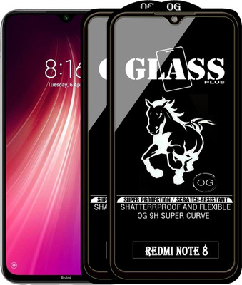 Rofix star Edge To Edge Tempered Glass for REDMI NOTE 8(Pack of 2)