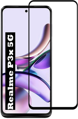 O2MG Edge To Edge Tempered Glass for realme P3x 5G(Pack of 1)