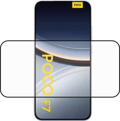 NEXZONE Edge To Edge Tempered Glass for POCO F7 5G(Pack of 1)
