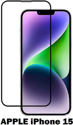 welldesign Edge To Edge Tempered Glass for APPLE iPhone 15, iPhone 15(Pack of 1)