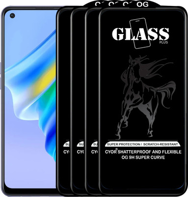 CYOR Edge To Edge Tempered Glass for OPPO A95(Pack of 4)
