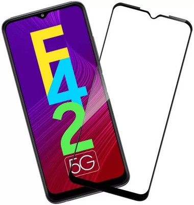 Donald Edge To Edge Tempered Glass for Samsung Galaxy F42 5G(Pack of 1)