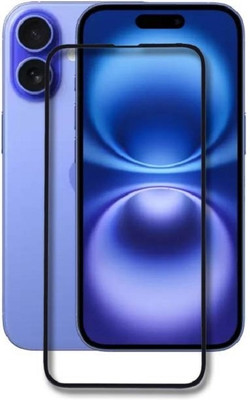 VDAT Edge To Edge Tempered Glass for Apple iPhone 16 Plus, Iphone 16 Plus(Pack of 1)