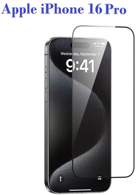welldesign Edge To Edge Tempered Glass for Apple iPhone 16 Pro(Pack of 1)