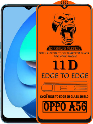 CYOR Edge To Edge Tempered Glass for OPPO A56(Pack of 1)