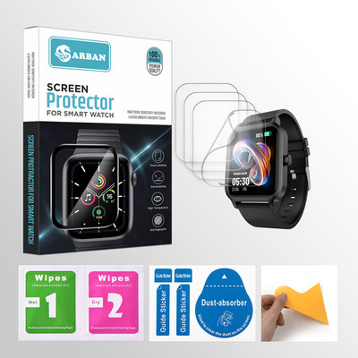 ARBAN Edge To Edge Tempered Glass for Fastrack Revoltt FS1 1.83inch Smartwatch 4 PROTECTOR + 4 WIPES + 4 DUST REMOVAL STICKER + 1 WIPER(Pack of 4) ARBAN Edge To Edge Tempered Glass for Fastrack Revoltt FS1 1.83inch Smartwatch 4 PROTECTOR + 4 WIPES + 4 DUST REMOVAL STICKER + 1 WIPER(Pack of 4)