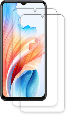 SOMTONE Edge To Edge Tempered Glass for Oppo A2x TEMPERED GUARD FRONTP2(Pack of 2)