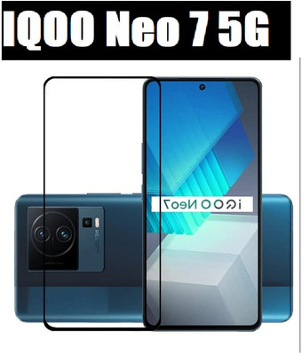 O2MG Edge To Edge Tempered Glass for IQOO Neo 7 5G(Pack of 1)