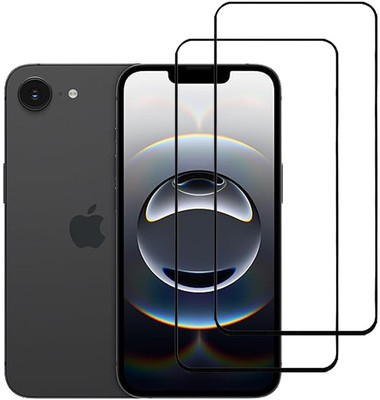 KARTRAY Edge To Edge Tempered Glass for Apple iPhone 16e(Pack of 2)