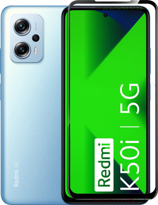 AKSHUD Edge To Edge Tempered Glass for Redmi K50i 5G(Pack of 1)