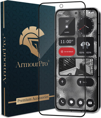 ArmourPro Edge To Edge Tempered Glass for Nothing Phone 2 5G, Nothing Phone 2, Nothing 1(Pack of 1)