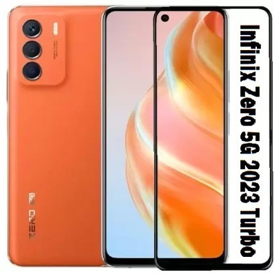 welldesign Edge To Edge Tempered Glass for Infinix Zero 5G 2023 Turbo, Infinix Zero 5G Turbo(Pack of 1)