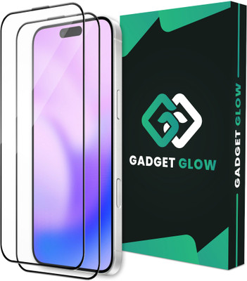 Gadget Glow Edge To Edge Tempered Glass for iPhone 17 Air, Apple iPhone 17 Air(Pack of 2)