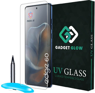 Gadget Glow Edge To Edge Tempered Glass for Motorola Edge 60 5G, Moto Edge 60, Motorola Edge 60, Advanced HD+ UV Guard(Pack of 1)