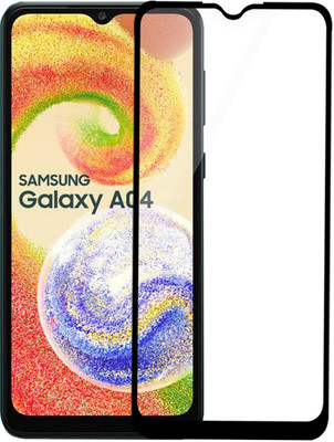 HUPSHY Edge To Edge Tempered Glass for Samsung Galaxy A04(Pack of 1)
