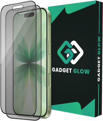 Gadget Glow Edge To Edge Tempered Glass for iPhone 17, Apple 17, Matte Finish Glass(Pack of 2)