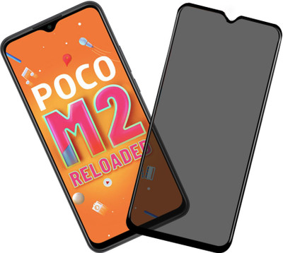 AuraX Edge To Edge Tempered Glass for POCO M2 RELOADED(Pack of 1)