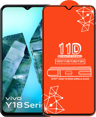 Qyist Edge To Edge Tempered Glass for VIVO Y18E(Pack of 1)