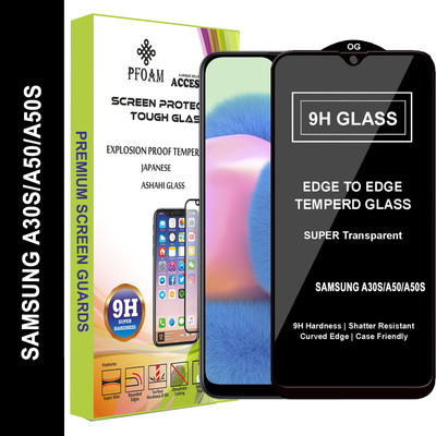 PFOAM Edge To Edge Tempered Glass for SAMSUNG GALAXY A30S(Pack of 1)