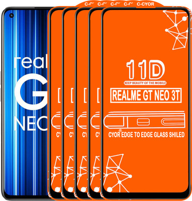CYOR Edge To Edge Tempered Glass for REALME NARZO 10(Pack of 5)
