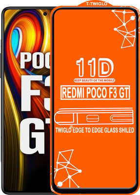TWIGLO Edge To Edge Tempered Glass for REDMI POCO F3 GT(Pack of 1)
