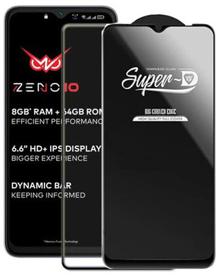 Ansh Traders Edge To Edge Tempered Glass for Itel Zeno 10(Pack of 1)