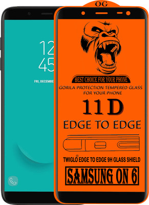 TWIGLO Edge To Edge Tempered Glass for Samsung Galaxy On6(Pack of 1)